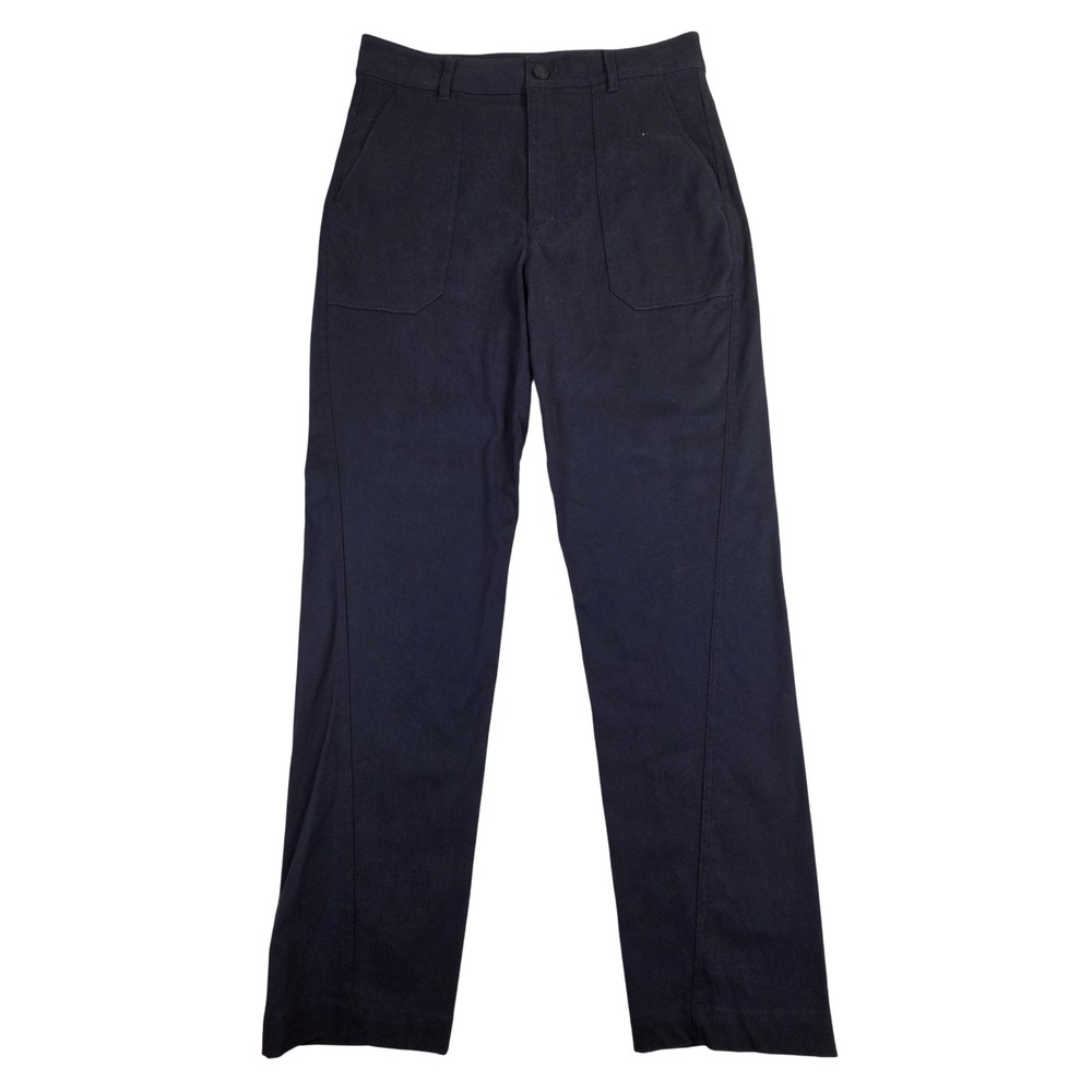 G/FORE Taper Leg Golf Pants Womens 8 Navy Blue Cotton Twill Stretch Slim Fit‎